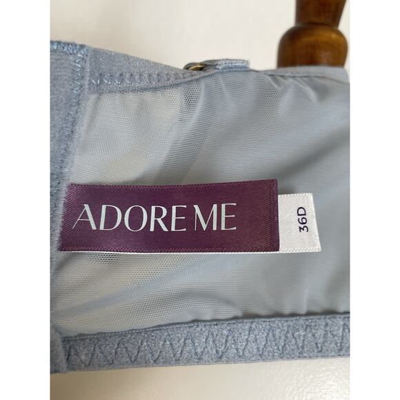 Adore Me Bra Margaritte Lingerie Push Up Balconette Lace - Picture 9 of 10